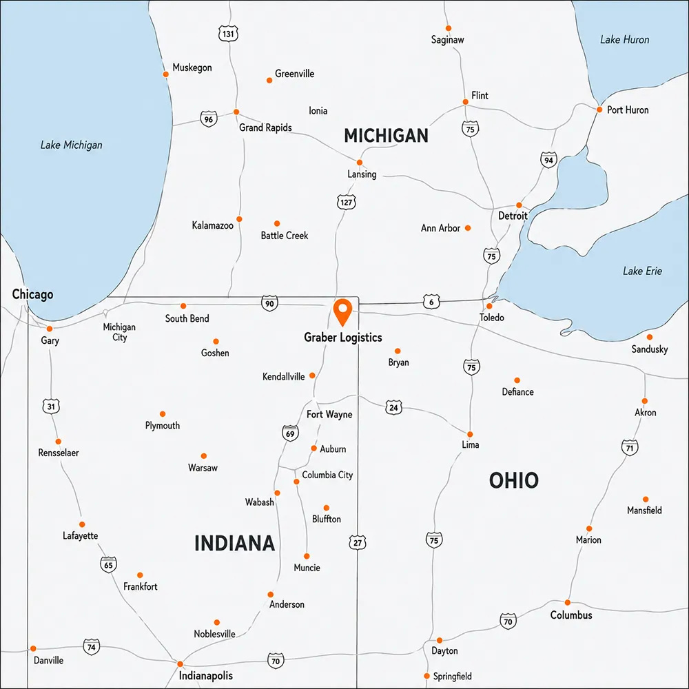 Service Area Map